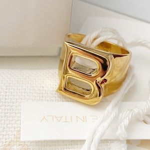 NWT Chloé Alphabet Ring - Letter B